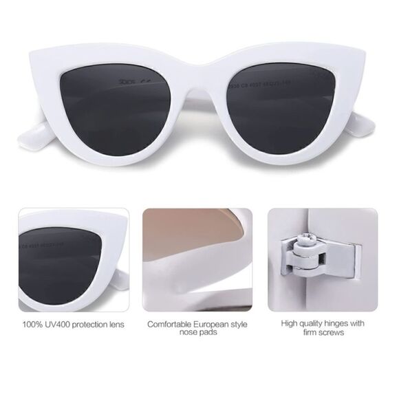 Large Cat Eye Sunglasses 